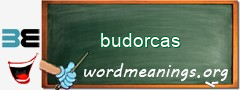 WordMeaning blackboard for budorcas